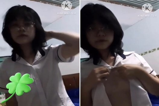 Clip nóng em học sinh ngực bé làm tình phê quá