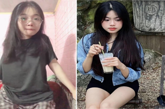 Nhìn em mỏng manh nhưng vếu khủng